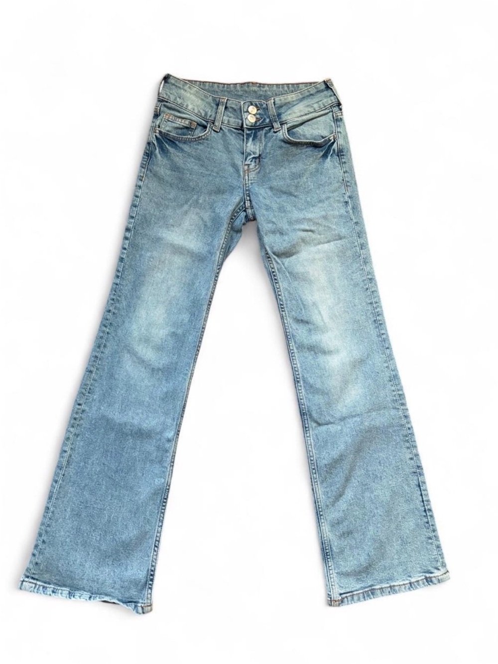 Light Blue Low Rise Jeans - Picture 5 of 7